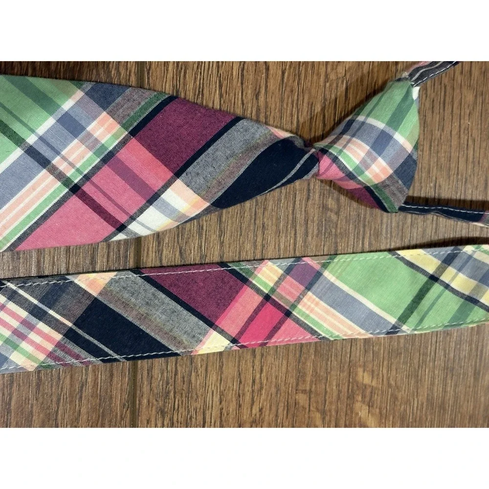 Dressed Up Gymboree Sz 6 And  Up Pink Plaid Suspenders Set Bow tie Tie Lot